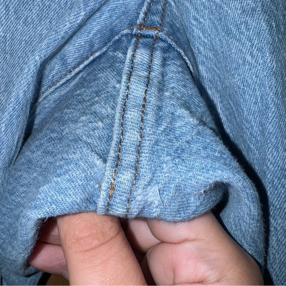 MADEWELL The Perfect Vintage Jean in Grandbay Wash Ripped Edition Plus Size 16W - Picture 14 of 15